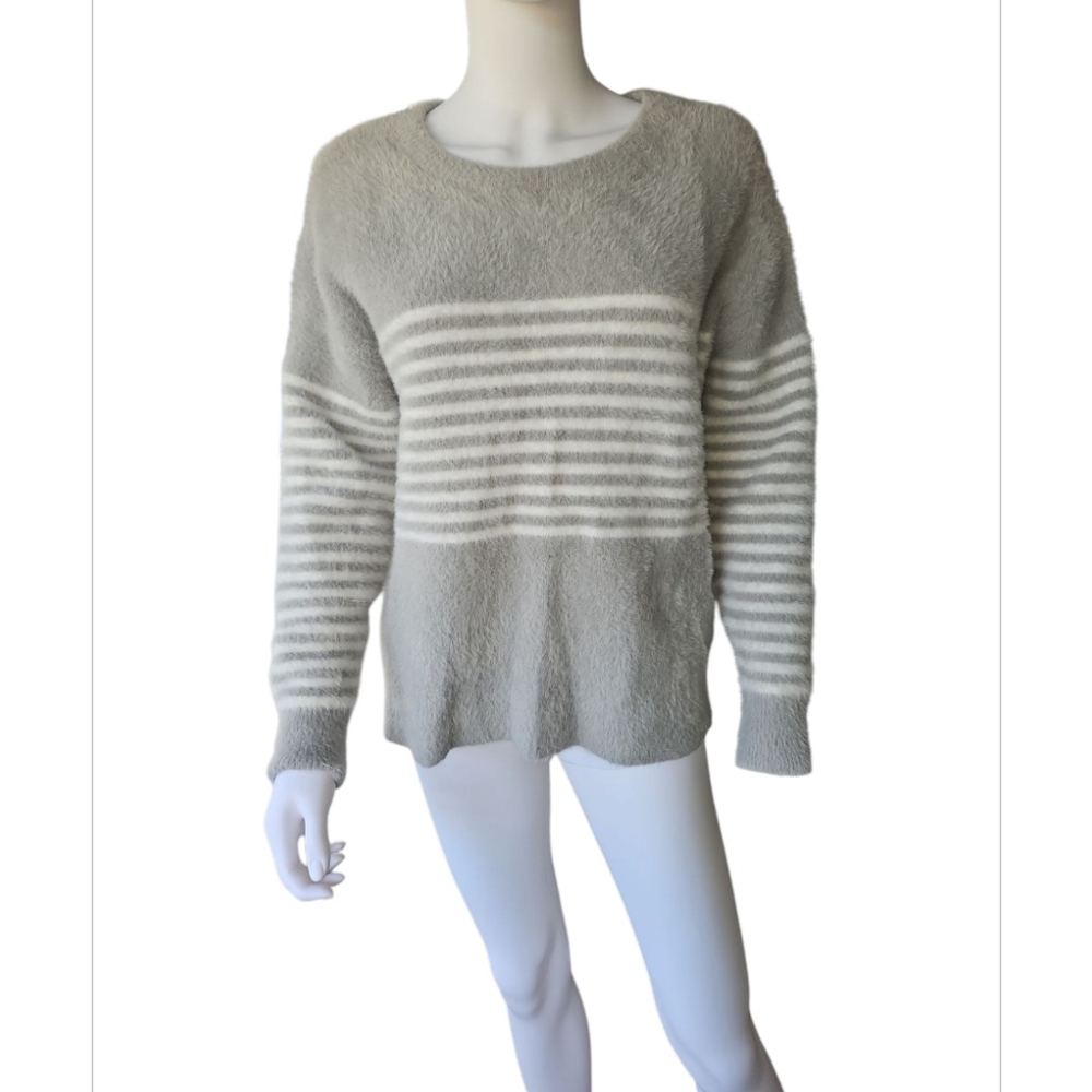 Gray Striped Women's Sweater​